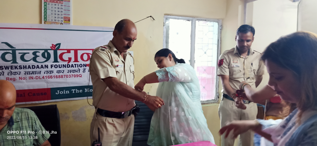 Raksha Bandhan Celebration with Delhi Police